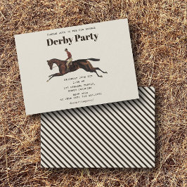 Convite Race Horse Derby Party Equestrian Racing Birthday
