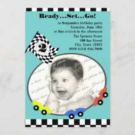 Convite Race Time Birthday