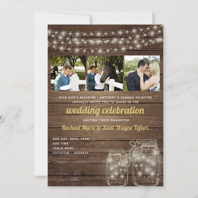 Convite Rachel - Edição do cliente (Frente)