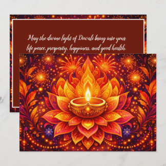 Convite Radioso Deleite de Diwali
