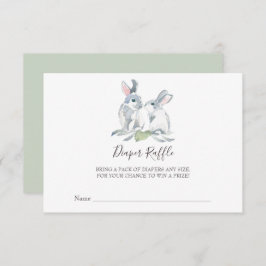 Convite Raffle Fralda Chá de fraldas