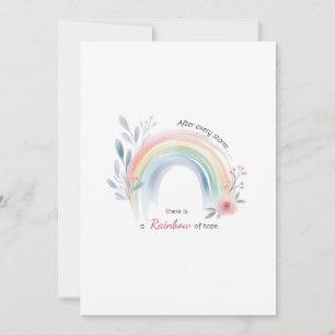 Convite Rainbow Baby Miracle