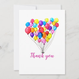 Convite Rainbow BALLOON Girl primeiro aniversario Rosa Mui