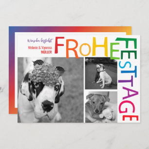 Convite Rainbow Natal