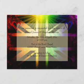 Convite Rainbow UK
