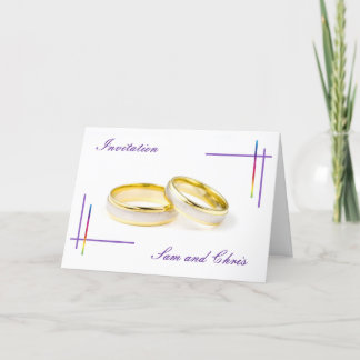 Convite Rainbow Wedding Template