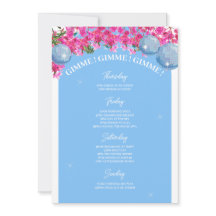 Rainha Bachelorette Weekend Itinerário Dançante