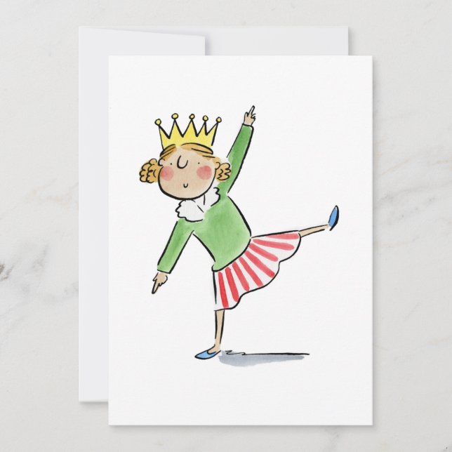 Convite Rainha Dançante (Frente)