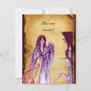 Convite RAINHA GUINEVERE, pergaminho de Brown