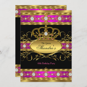 Convite Rainha Princesa Real Rosa Dourada, Festa da Coroa