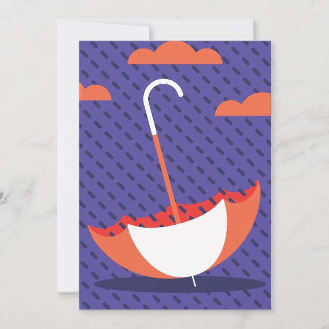 Convite Rainy Day (Frente)