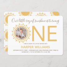 Raio do Sol Foto Bebê Primeiro Aniversário