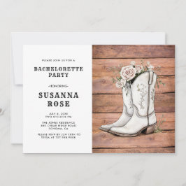 Convite Raízes E Festas de solteira De Rosas Russas