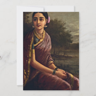 Convite Raja Ravi Varma - Radha No Luar