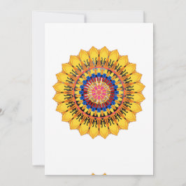 Convite Rajá solar dourado - Envelope
