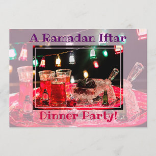 Convite Ramadã Iftar Janta Partido Muçulmano Islâmico