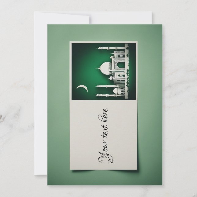 Convite Ramadan Eid Mubarak (Frente)