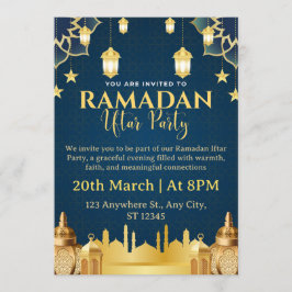 Convite Ramadan Iftar Invitation Card