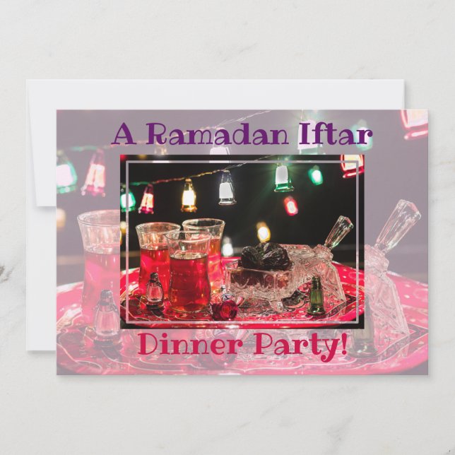 Convite Ramadan Iftar Janto Partido Muçulmano Islâmico (Frente)