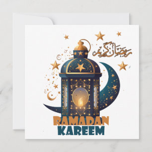 Convite Ramadan Kareem Mubarak Lantern ramadan 2024