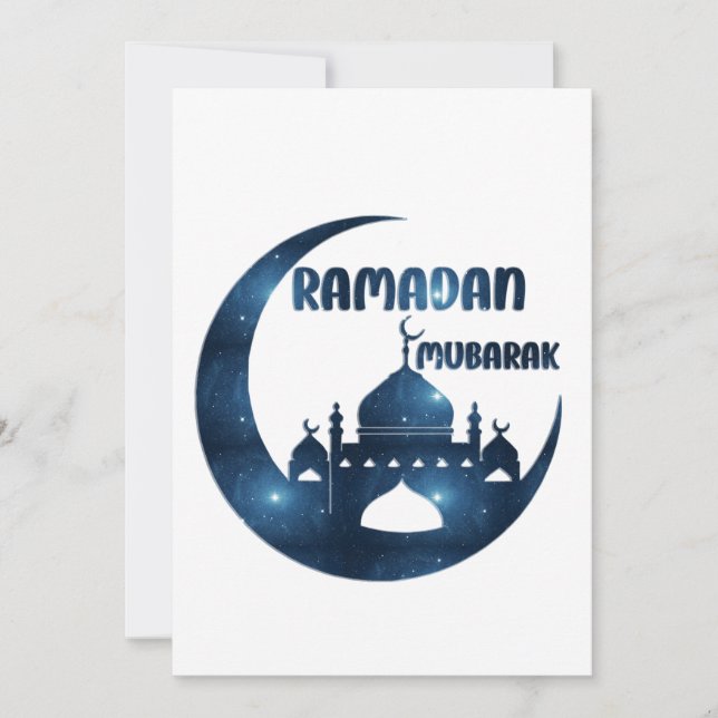Convite ramadan mubarak (Frente)
