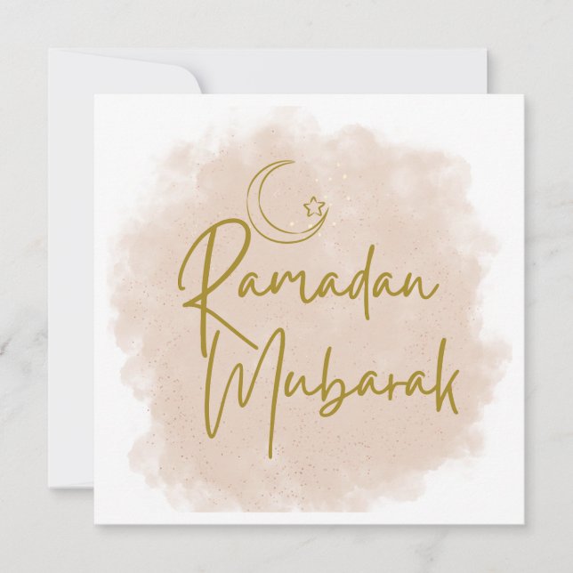 Convite ramadan mubarak (Frente)
