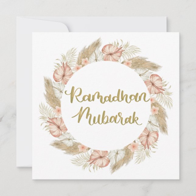 Convite Ramadan Mubarak 3 (Frente)