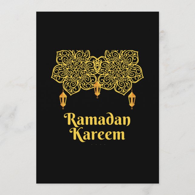Convite Ramadão Kareem Significado - Eid Mubarak 2026 (Frente)