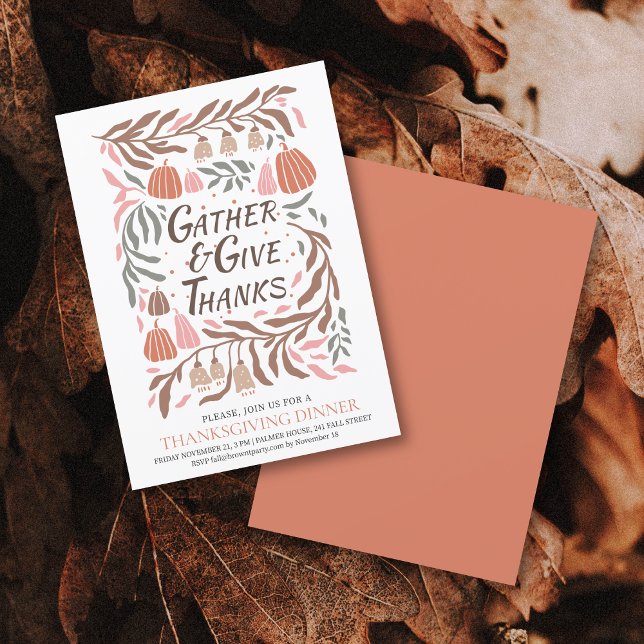 Convite Ramais retrorreflectores e abóboras caem Ação de G (Criador carregado)