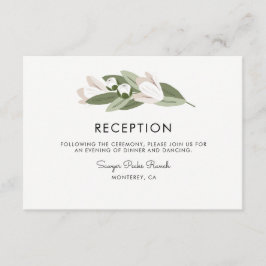 Convite Raminhos de casamento marfim e rosa recepção