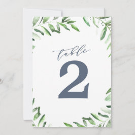 Convite Ramo de Oliveira Mesa Boho Jardim Número