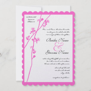 Convite Ramo Floral Rosa Casamento Flor Silvestre