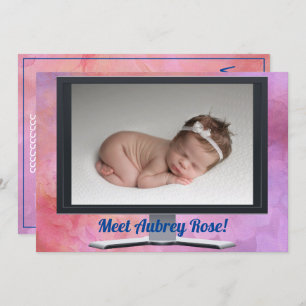 Convite Rapariga do Chá de fraldas Virtual