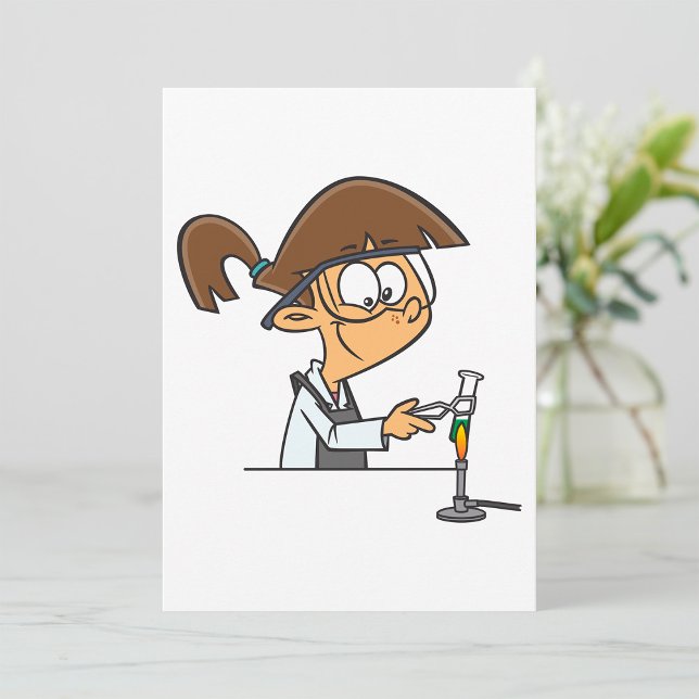 Convite Rapariga Num Laboratório (Criador carregado)