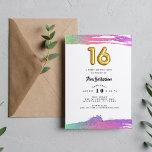 Convite Raparigas Doce Dezesseis Foto de 16º Aniversário<br><div class="desc">Convite de aniversário 16ª foto divertida para sua doce festa de aniversário de dezesseis. Personalize com fotos na frente e detalhes da festa na parte traseira.</div>