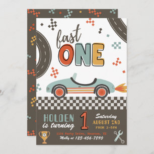 Convite Rápido de Um Aniversário   Convite para co