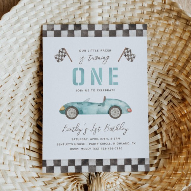 Convite Rápido de Um Aniversário | Convite para co (Criador carregado)