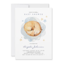 Raposa Dormindo Água É um Chá de fraldas