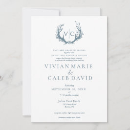 Convite Rastreadores Russos com Fraço Floral | Casamento