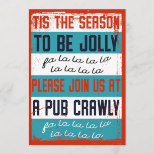 Convite Rastreamento de Pub Feriado / Rastreamento de Cerv