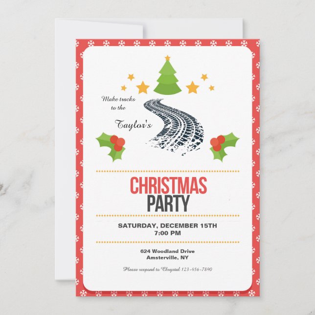Convite Rastreios na Festa de Natal da Neve (Frente)