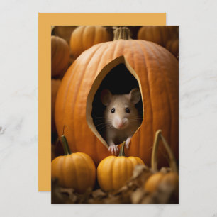 Convite Rato Pumpkin