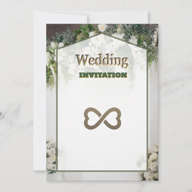 Convite Real De Arte Floral (Frente)