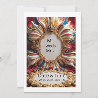Convite Real De Casamento Encantado