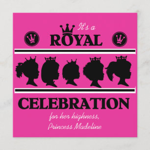 Convite real do aniversário da princesa celebraç