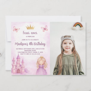 Convite Real Princesa Birthday