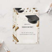 Realização do eterno: Boné de formatura Elegante