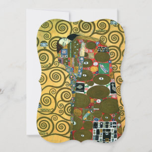 Convite Realização (O Abraço) por Gustav Klimt Casamento