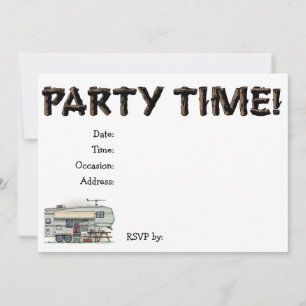 Convite Reboque de Viagem para Campanha de Quinto Roda com