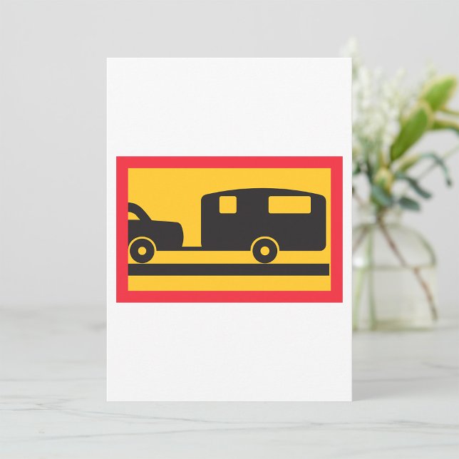 Convite Reboque Uma Caravana (Criador carregado)